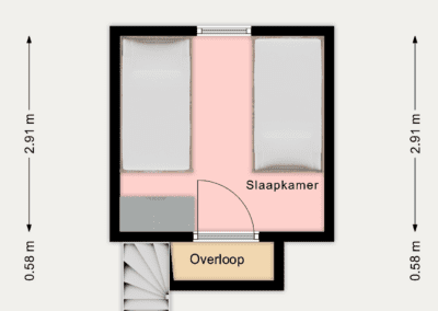 Plattegrond Campagne 2e etage