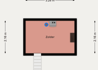 Plattegrond 2e etage