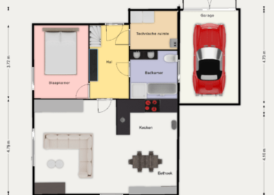 Platttegrond Espace de Luxe